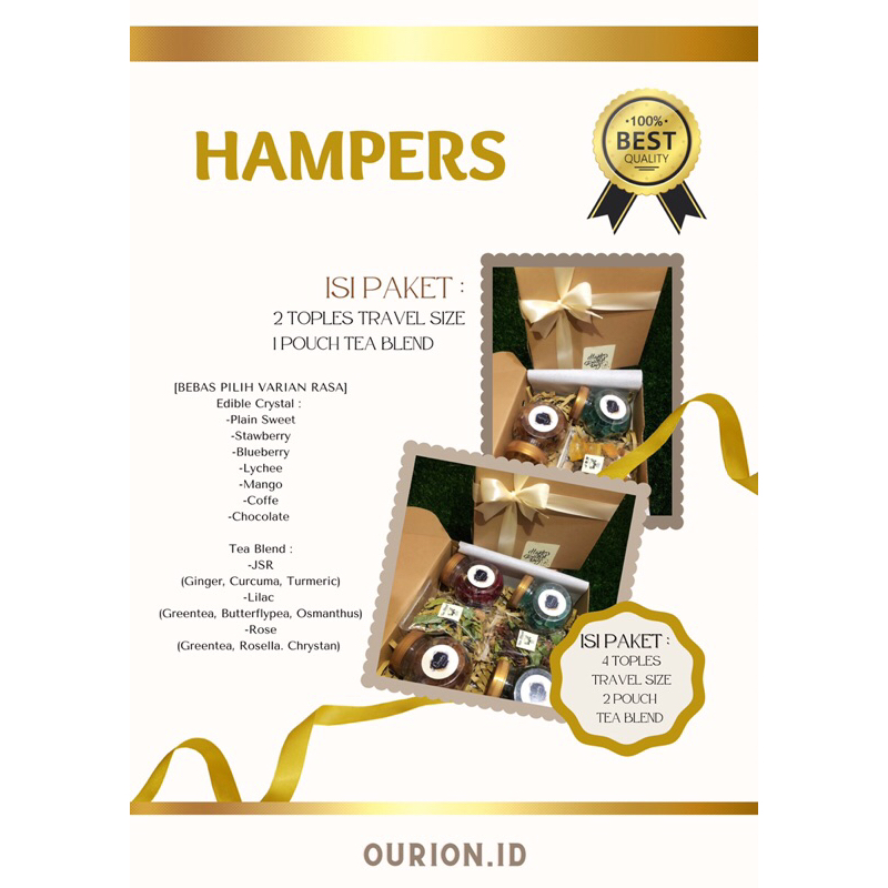 HAMPERS OURION KOHAKUTO/EDIBLE CRYSTAL/JAPANESE JELLY CANDY