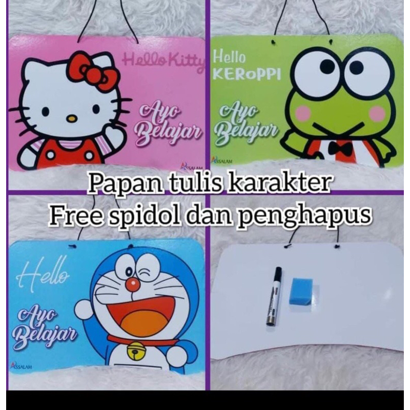 

papan tulis karakter
