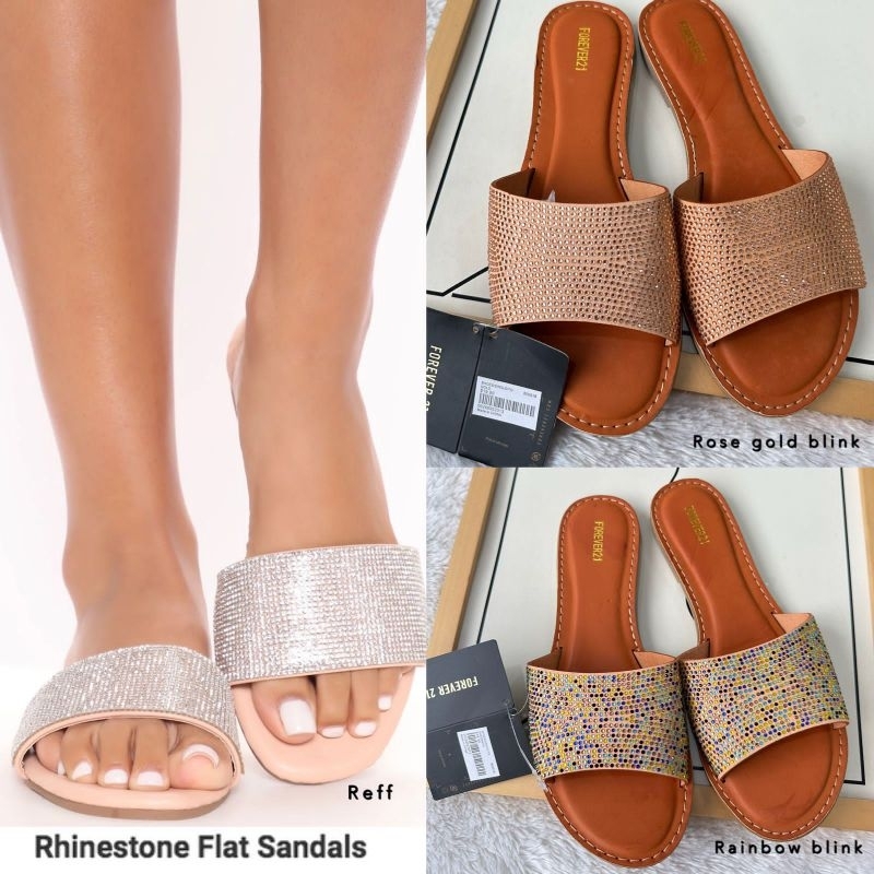 F21 flat sandals