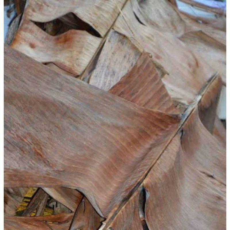 DAUN PISANG KERING / KLARAS MAKANAN JANGKRIK 100gram