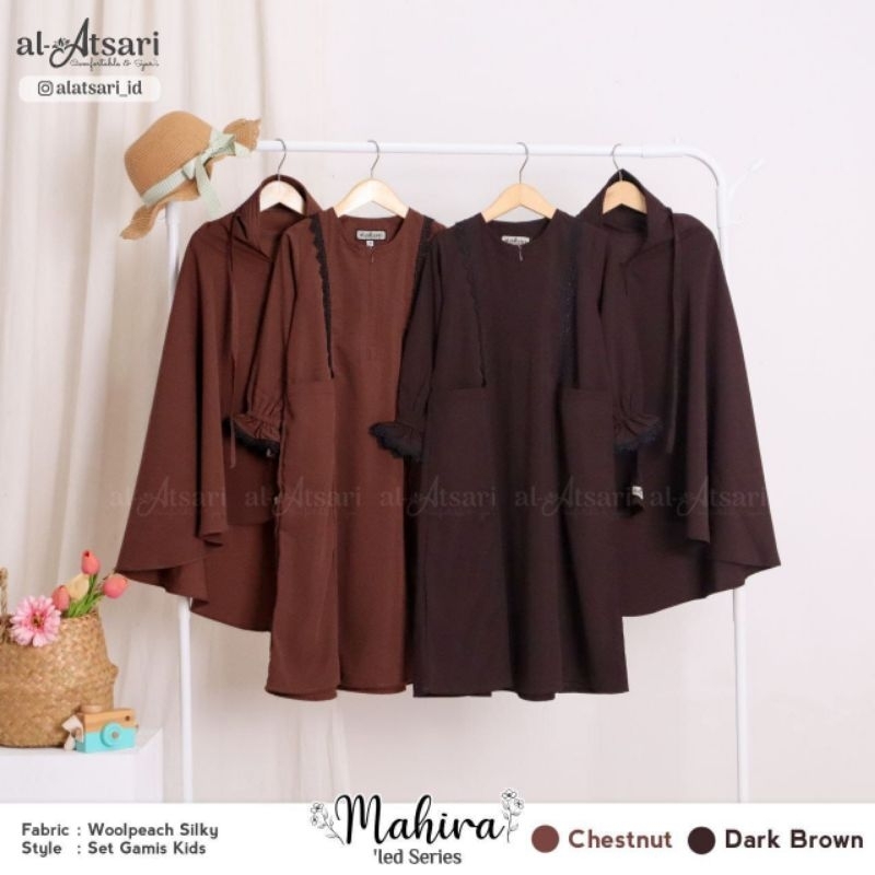 Mahira Gamis Kids/ Setelan Muslim Baju Anak by Al Atsari