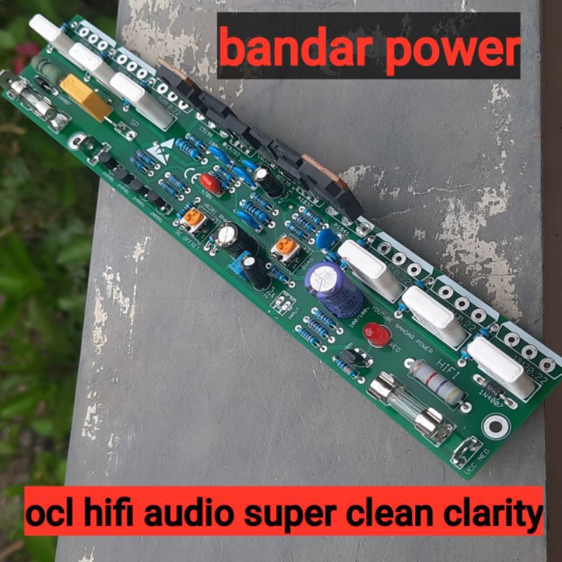 Ocl hifi Kit ocl hifi bandar power versi slim panjang 20cm