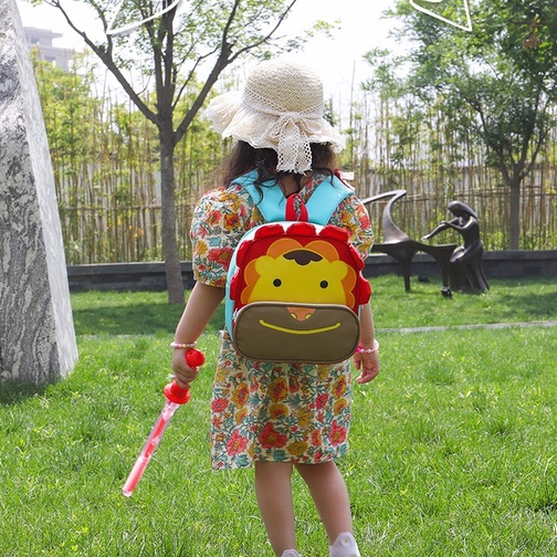 NAOMI - 3D Hikaru Animal Backpack -  Tas Ransel Anak Motif Animal Hewan 3 Dimensi - Tas Sekolah Premium - Tas anak Paud TK