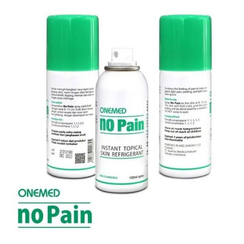 NO PAIN SPRAY ONEMED /  ETHYLCLORIDE / SPRAY PEREDA NYERI / CAIRAN PEREDA NYERI #AMG