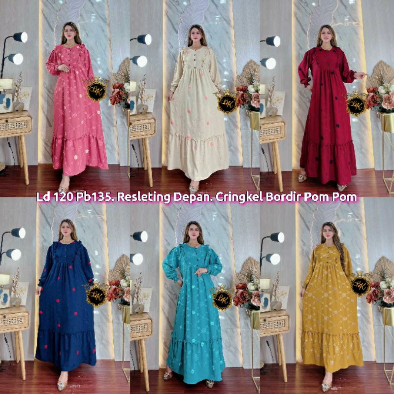 Terbaru Gamis Midi Jumbo Ld 120 |Gamis Arabian Jumbo Ld 120| Gamis Terbaru Ld 120 | Longdress Arabia