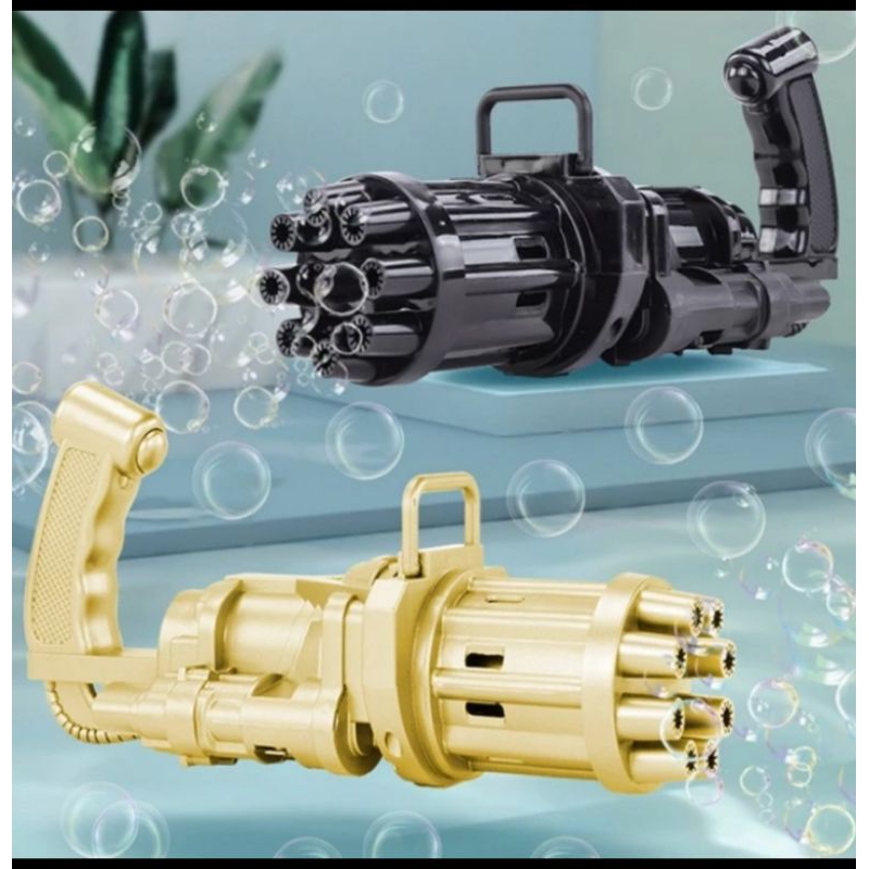 mainan bubble gun mainan pistol gelembung gatling elektrik