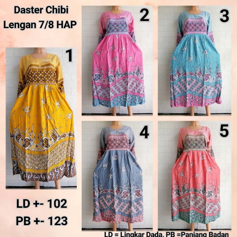 DASTER CHIBI 7/8 HAP MODERN KEKINIAN ADEM BUSUI FRIENDLY PLTK + SLPP