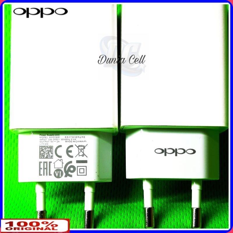 Original Kepala Charger/ Adaptot Oppo A5 A9 2020 ORIGINAL 100% Casan Oppo Type C 2A