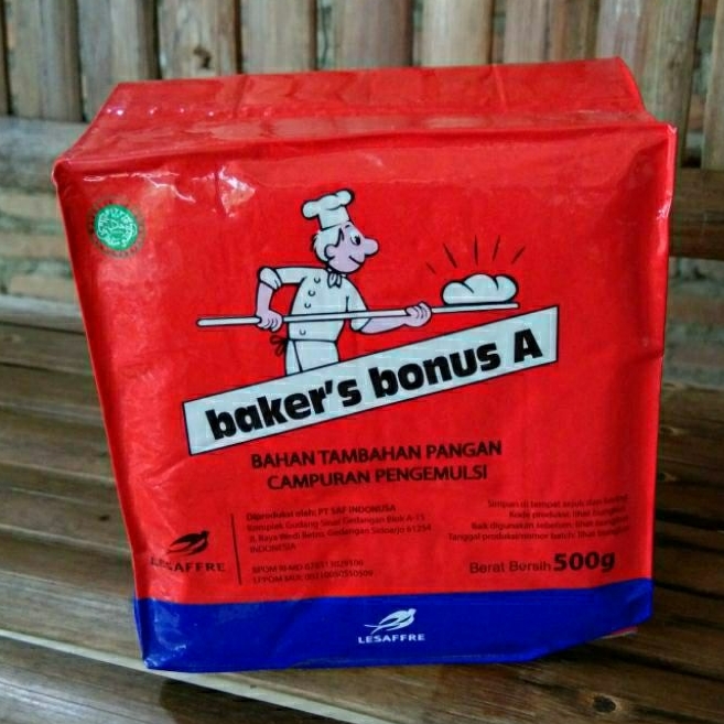 

pengembang Kue Bakers Bonus A 50 gr Bread Improver Peningkat mutu roti
