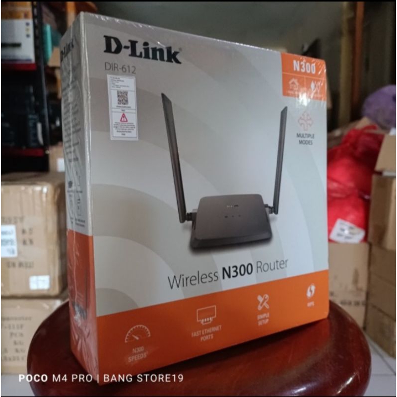 D-Link DIR-612 N300 Wireless Fast Ethernet Router DLink DIR612 DIR 612