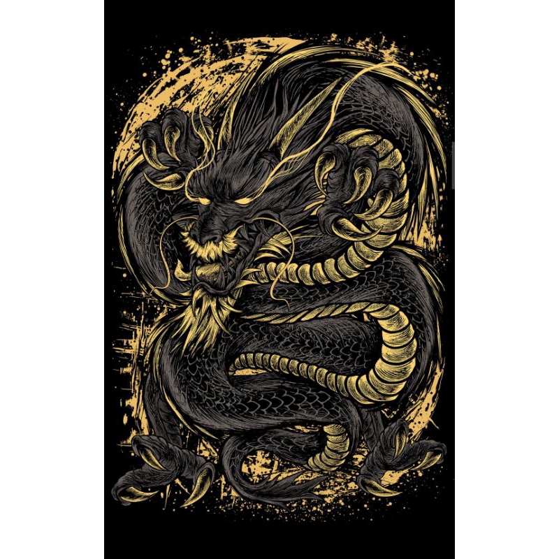 Jaket Hoodie M L XL XXL Sweater Kreator Apparel Black Dragon Hodie Tebal Premium