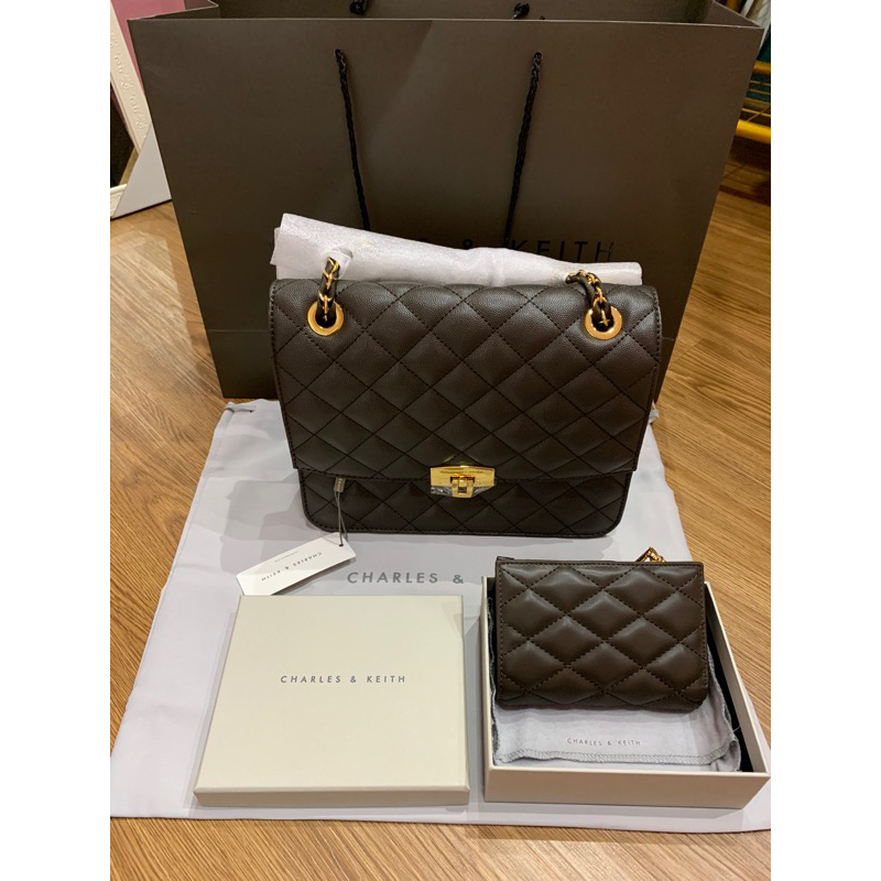 Tas bundling dompet Charles n keith original