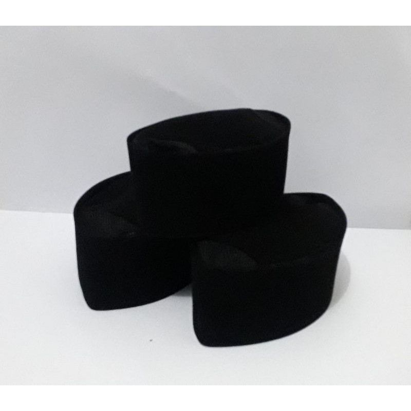 PECI DEWASA HITAM POLOS BEST QUALITY TINGGI 9CM