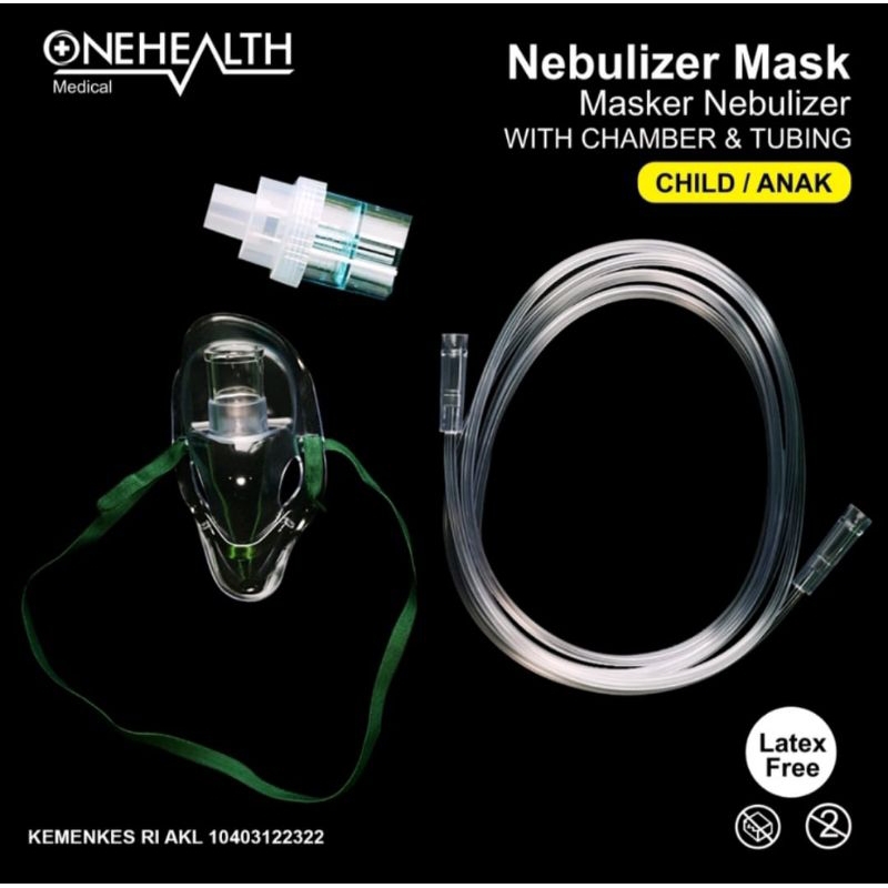 Masker Nebulizer Onehealth Uk.XL