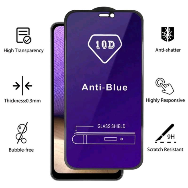 PELINDUNG LAYAR ANTI GORES TEMPERED GLASS BLUE RAY SAMSUNG A34 A54