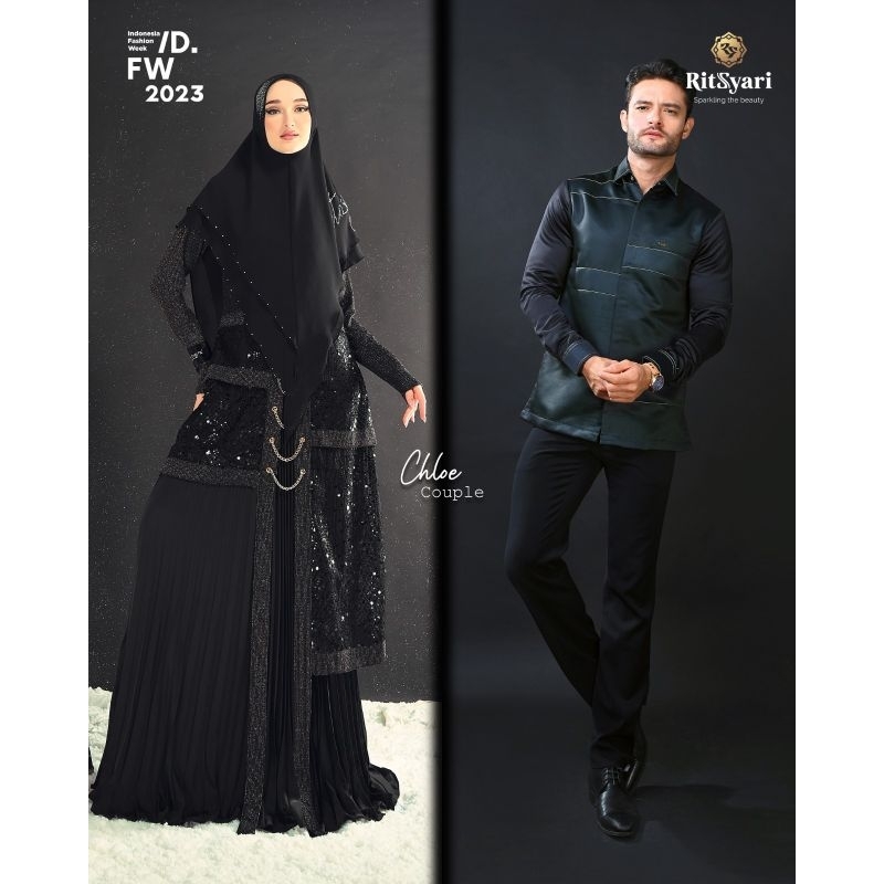 [RITZ SYAR'I] GAMIS SYARI TERBARU / DRESS SET  " CHLOE " By Ritz Syar'i