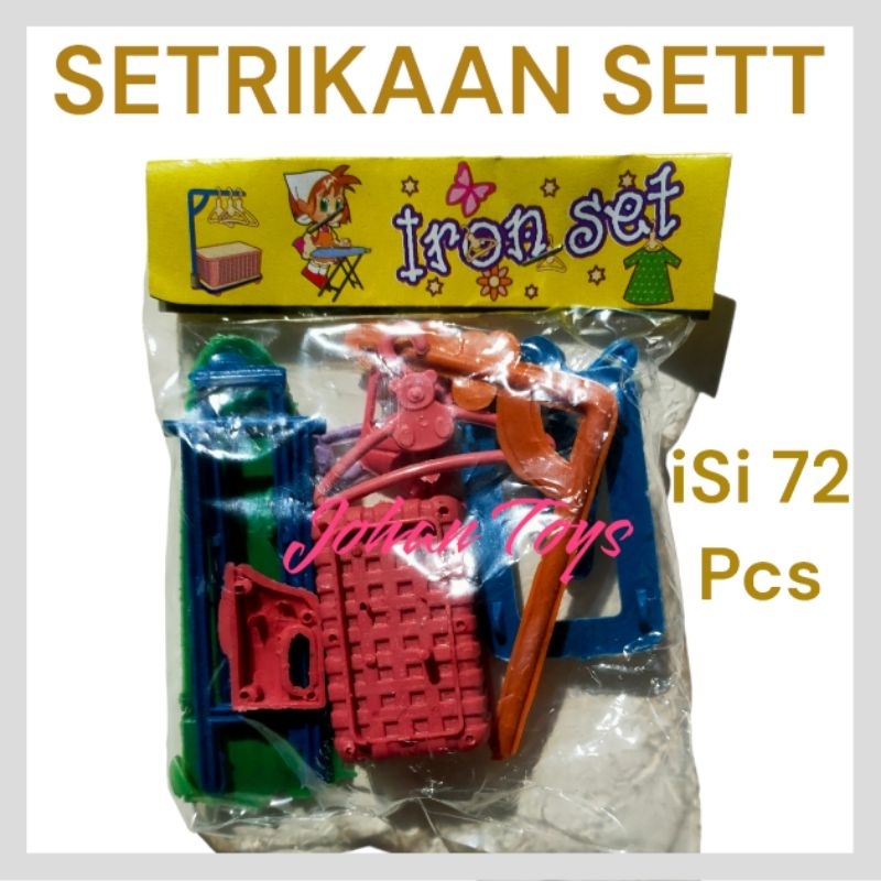 72 Pcs Iron set SETERIKAAN SETT Grosir