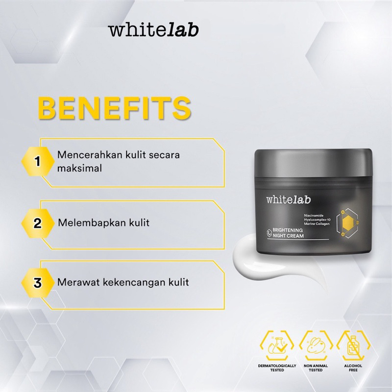 whitelab brightening night cream