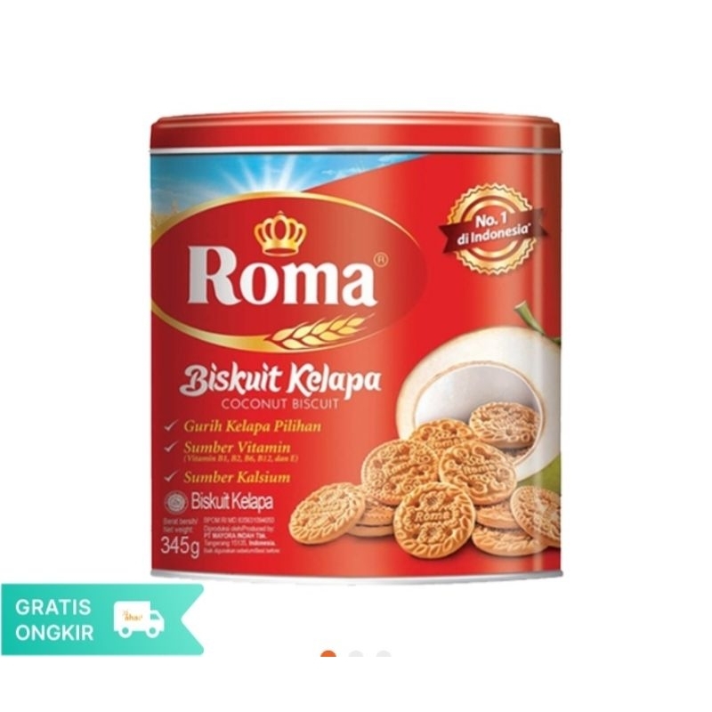 

biskuit roma kelapa kaleng