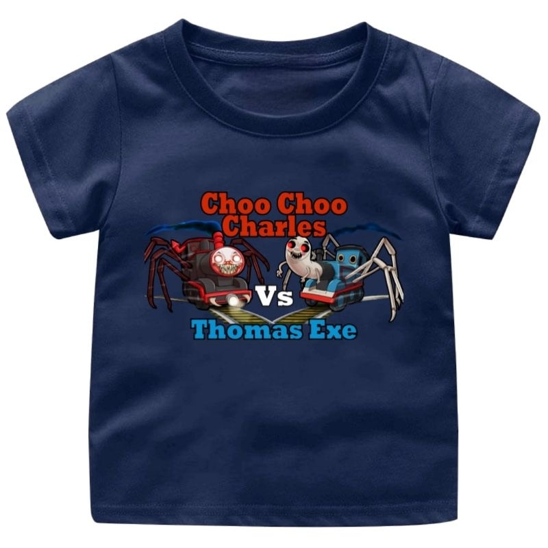 BAJU ANAK CHOO-CHOO CARLES VS THOMAS EXE 1-12TAHUN/REMAJA/DEWASA