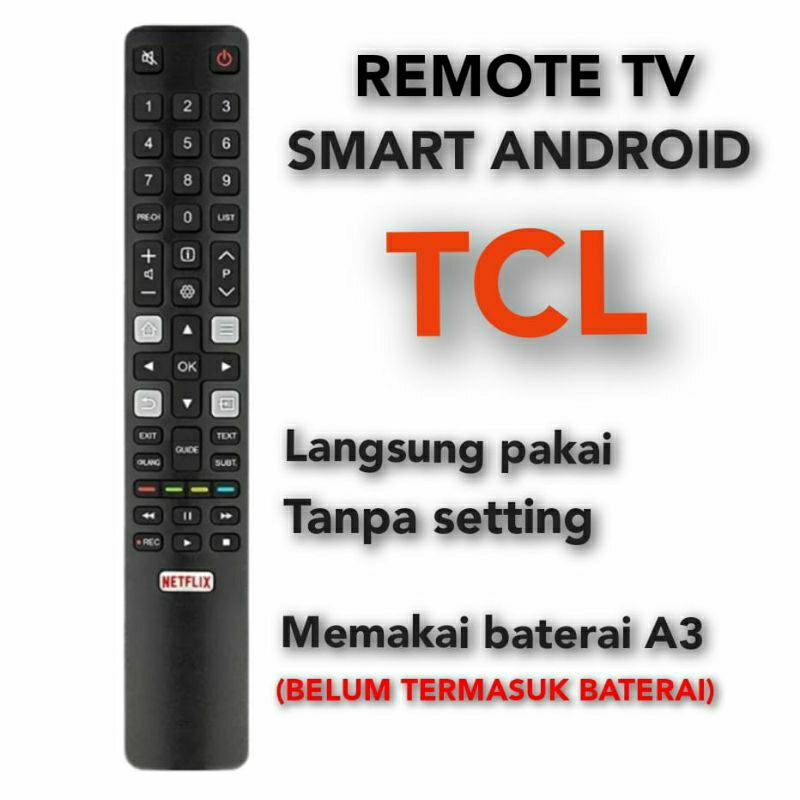 REMOTE TV TCL SMART ANDROID TCL LED