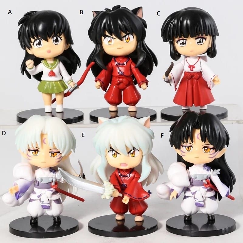 ACTION FIGURE INUYASHA [ BISA COD ] 1 SET ISI 6