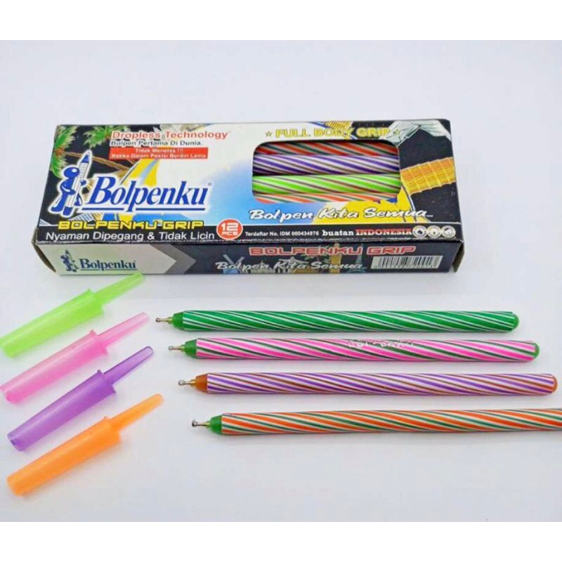 

PULPEN MURAH BOLPENKU/ Pen Lilin/ulir 1 box isi(12pcs)
