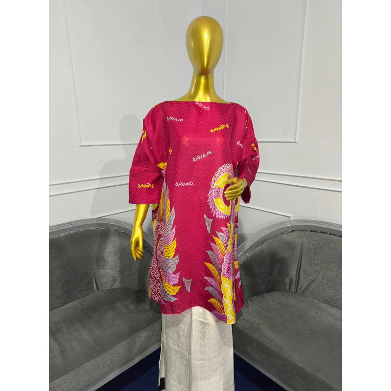 One Set Baju bodo modern Tunik Viscose FS (Atasan & Bawahan)