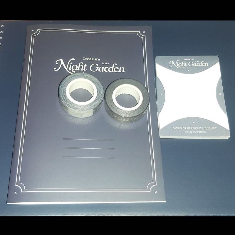 

[READY] TREASURE NIGHT GARDEN PHOTO SCRAP KIT A5 NOTE + MEMO NOTE + MASKING TAPE SET