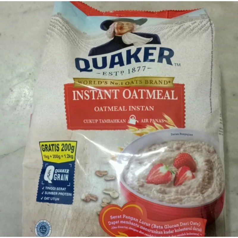 

Quaker Instant Oatmeal 1200 gr (READY)