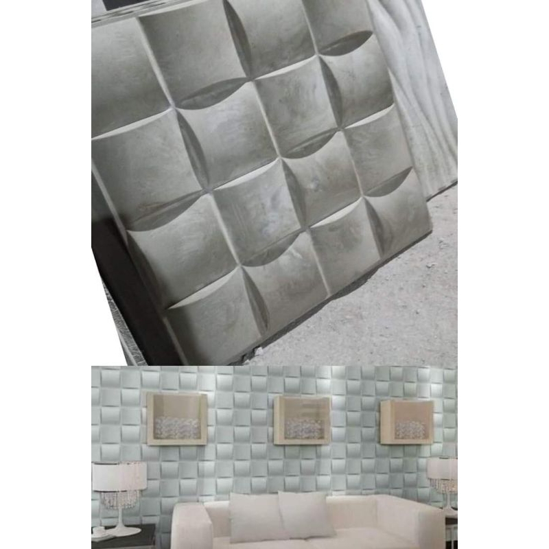 Wallpanel Ornamen 3D dinding | Wallpaper dinding beton