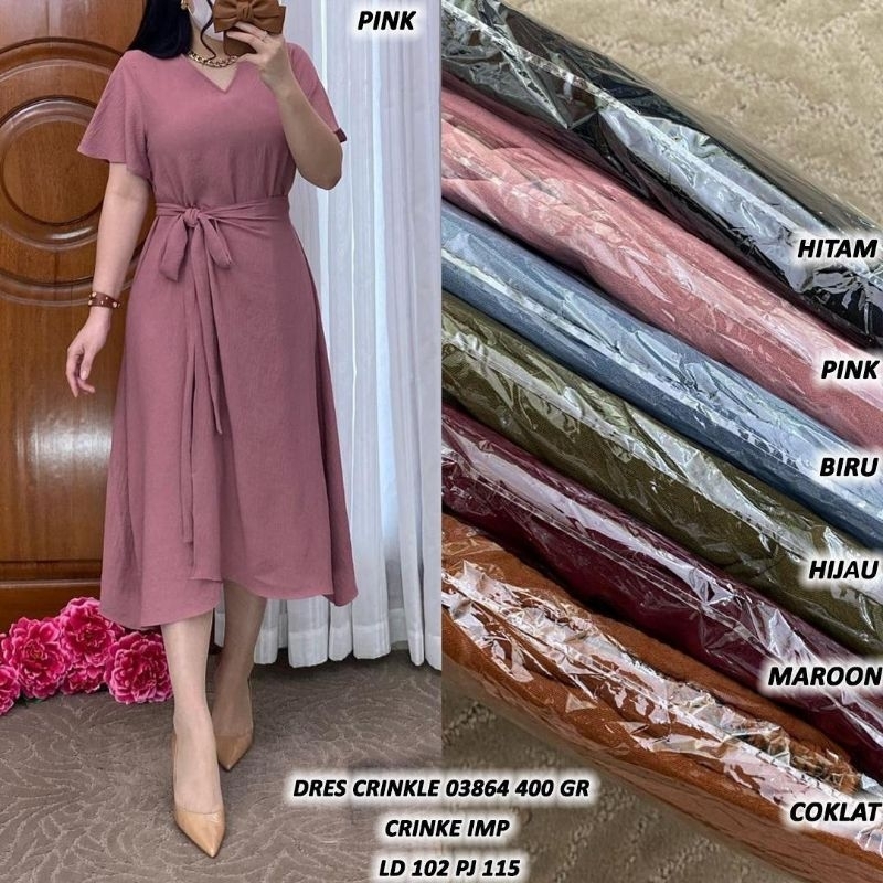 Kairos Store Dres Crinkle 03864 Dress