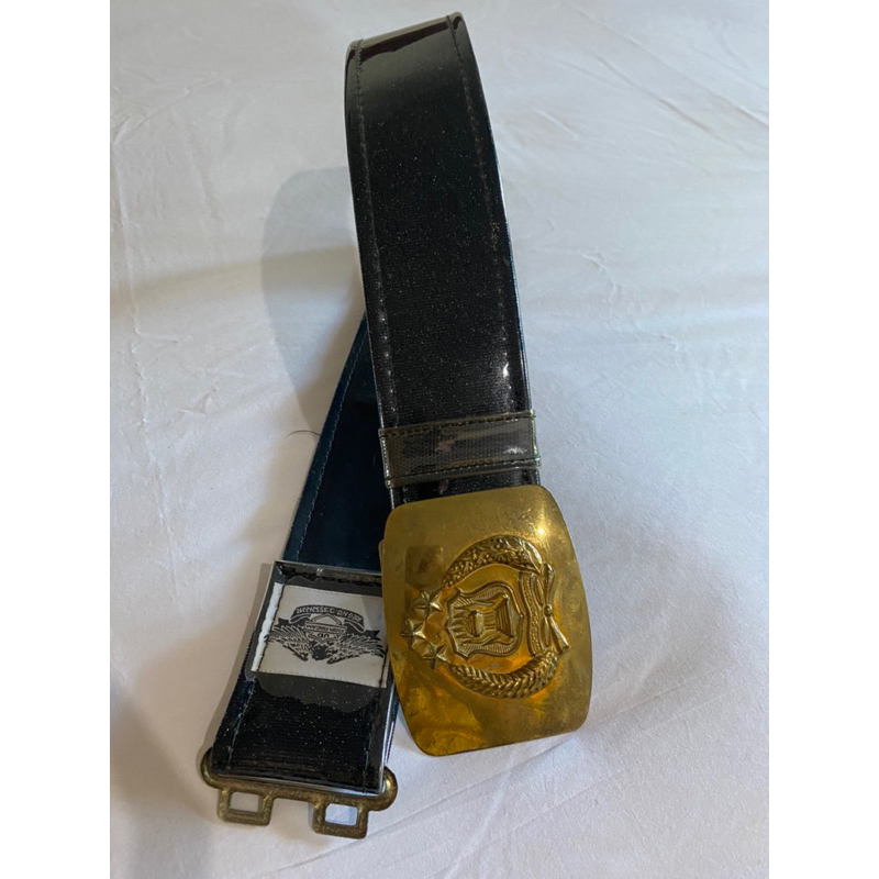 kopel PDL sus polri hitam gliter gesper braso second bekas preloved