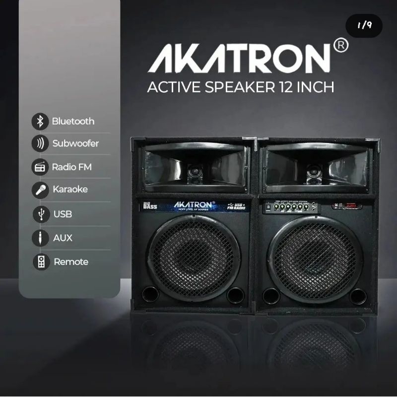 Speaker aktif akatron 12 inch