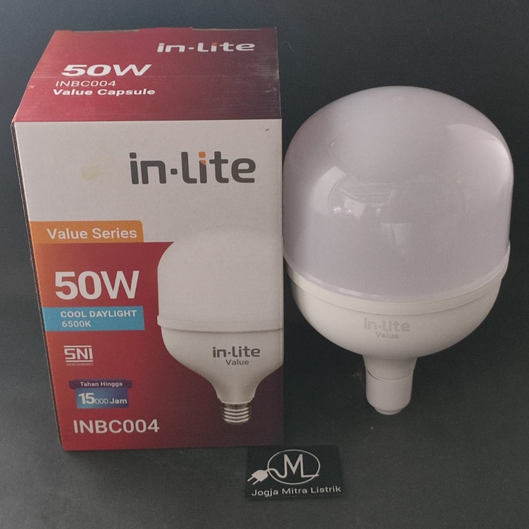 LAMPU LED CAPSULE VALUE INBC004 INLITE 50 WATT PUTIH