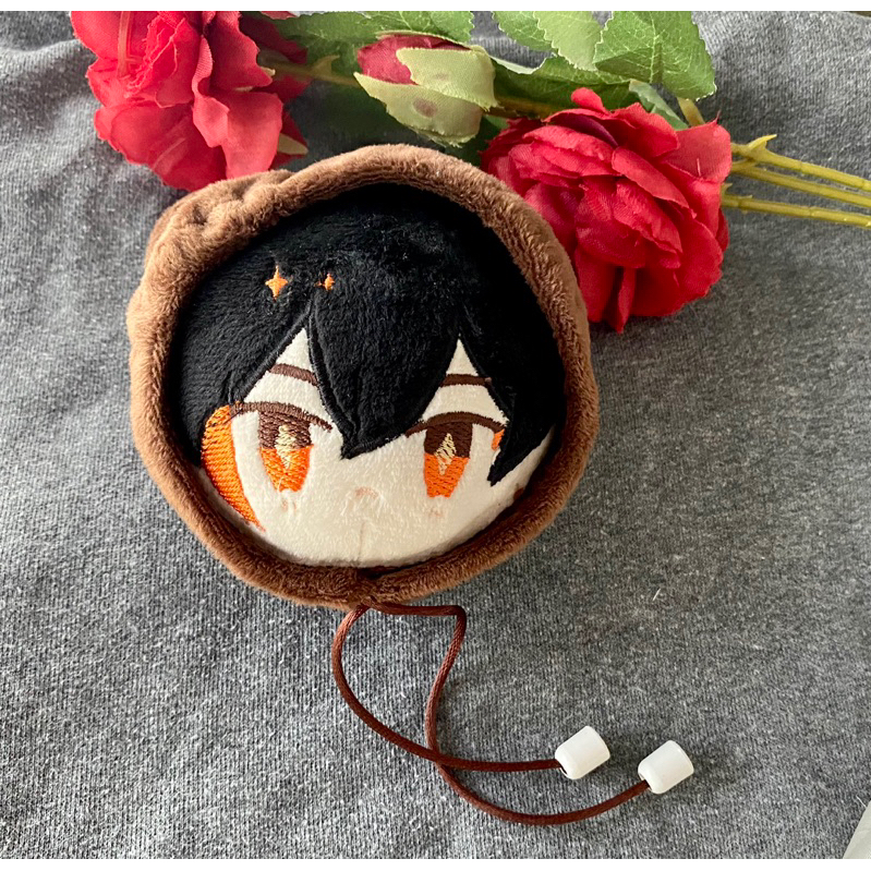 [PRE-LOVED] Omanjuu Mochi zhongli genshin impact morax rex lapis plushie plush doll boneka