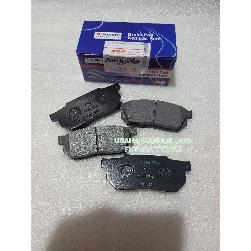 Kampas rem depan futura/T120ss brake pad front futura 65200-B77502N000