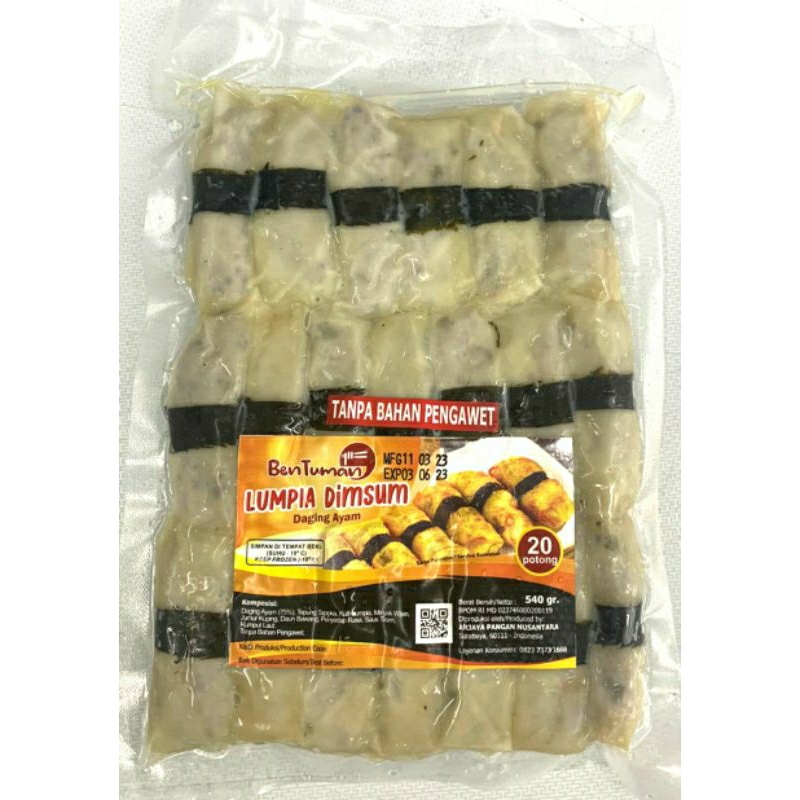 

Bentuman Lumpia Dimsum Daging Ayam 20pcs