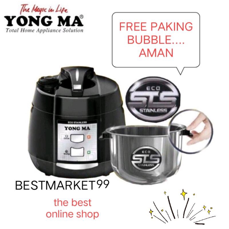 MAGIC COM YONG MA SMC 4053 YONGMA 2 LITER STAINLESS