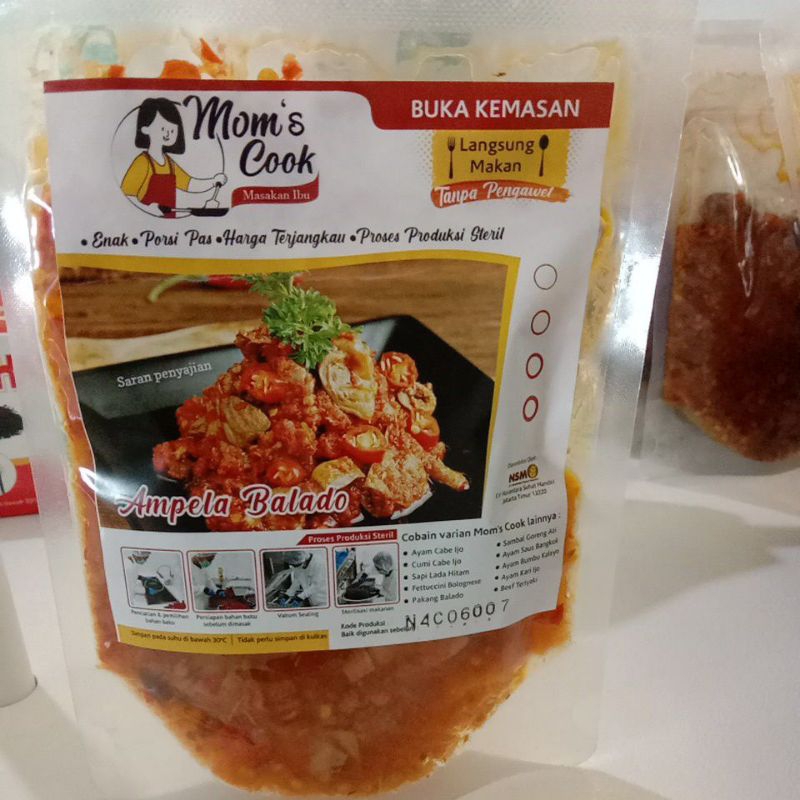 

makan siap saji ampela balado