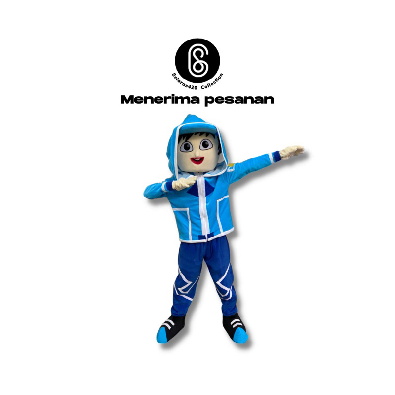 KOSTUM BADUT TERMURAH KARAKTER BOBOIBOY HOODY