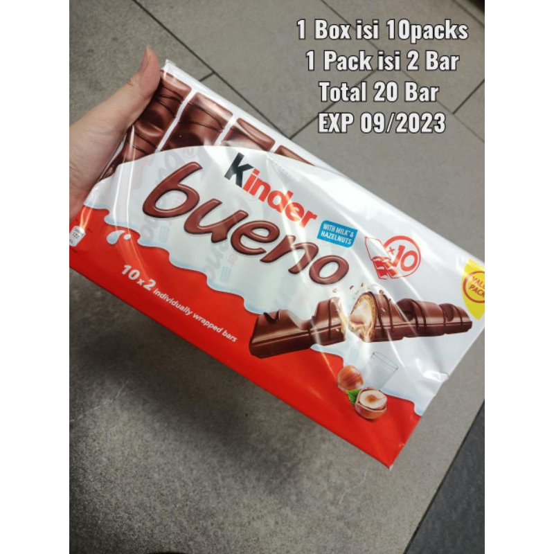 

Imp Coklat Kinder Beno 1box isi 10pack , 1pack isi 2bar Rekomen