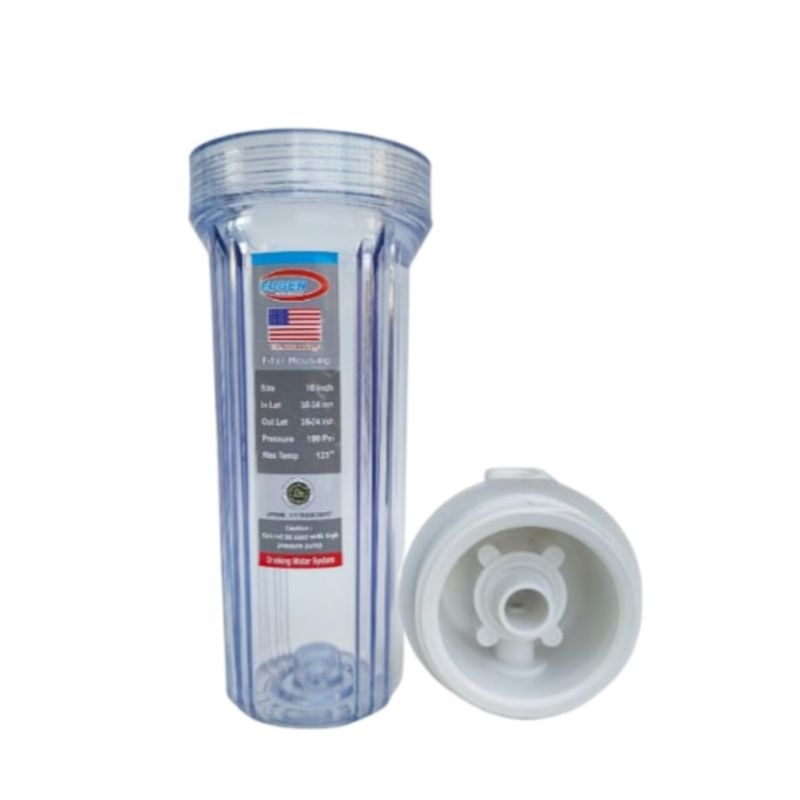 Housing Filter Air Eugen Clear 10 Inch Drat 1/4 Inch