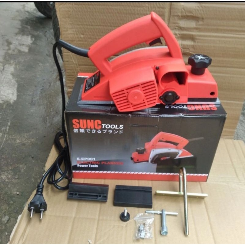 Mesin Serut Kayu Planer Listrik Sunc Tools