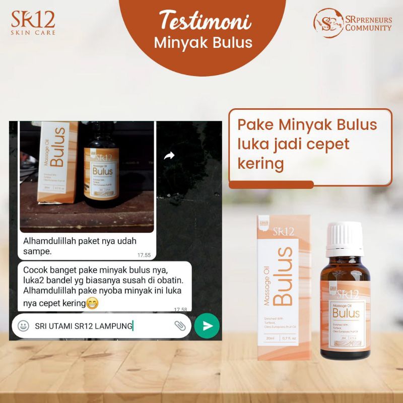 Minyak bulus / Sr12 skincare / sr12 minyak bulus