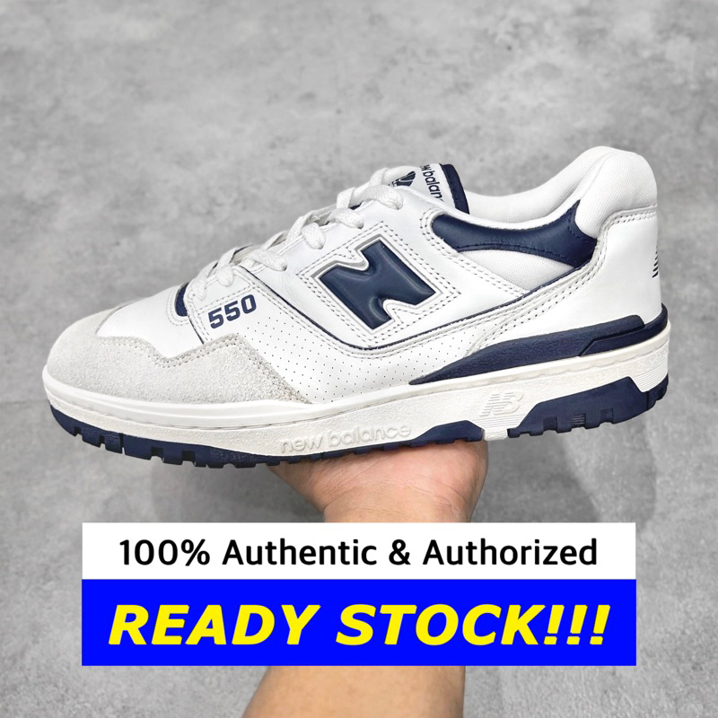 New Balance 550 Womens White Navy Original BBW550BA