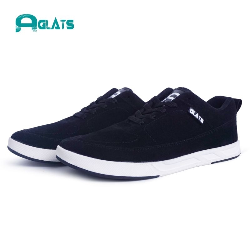 [GS-008] Sepatu Sneakers Hitam Keren Sepatu Pria Sepatu Kets