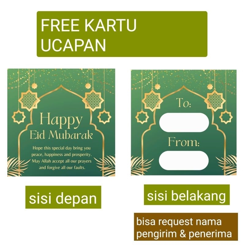 Hampers Lebaran Sarung  Emas / Kado Lebaran Cowok