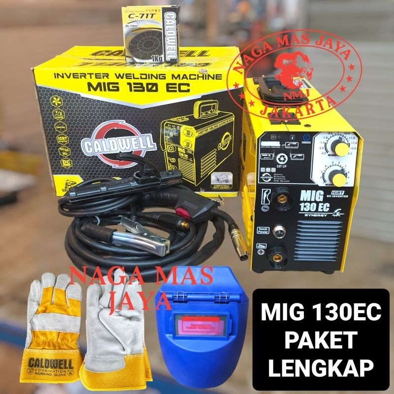 MESIN LAS CALDWELL MIG 130 EC / TRAFO LAS INVERTER CALDWELL MIG 130EC / CALDWELL MIG 130 GASLESS