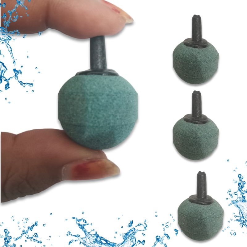 Batu Aerator Aerasi / Airstone Pemecah Gelembung Udara Airstone Bulat / Bakso 2.5cm